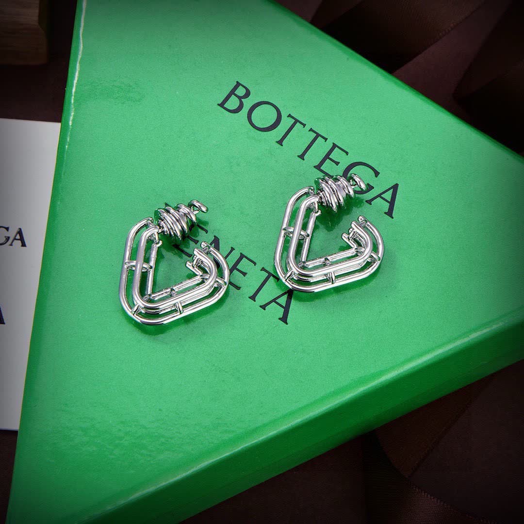 Bottega Veneta Outline Hoop Earrings